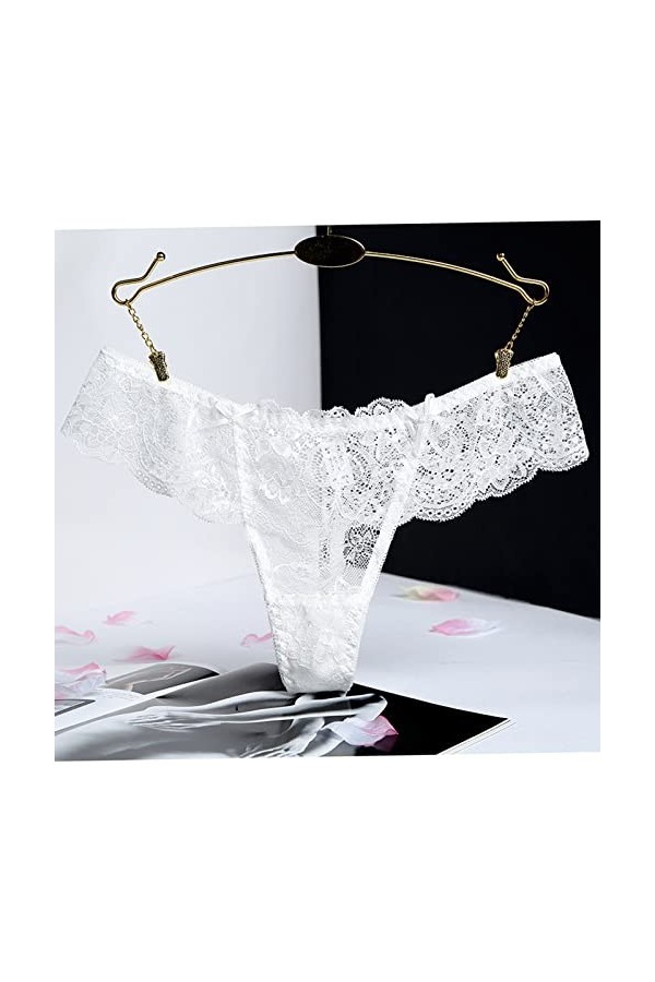 Tanga Dentelle pour Femme Micro String Culottes Strings Sexy en Dentelle pour Couture Femme Culotte Femme String Femme Sexy C