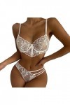 Lingerie Femme Sexy Ensemble Homme Sexy Hot y20k Ensemble de Lingerie à Armatures pour Femmes, Grande Taille Collants Sexy W