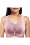 SUPTTING Soutien-Gorge en Coton Style Débardeur sans Armatures avec Bonnets Intégraux Texturés Procurant Rassemblement et Aér
