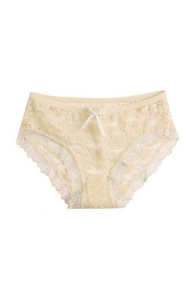 PANPANY Culottes pour Femme Sexy Femme Soutien-Gorge String Tanga Taille Basse sous Vetements Multipack Multicolore Dentelle 