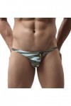 Dasongff Strings à Léopard pour Homme Confortable Sexy Tanga Thongs Hommes Slips Coquine Hot Ouverte sous-Vêtement avec Taill