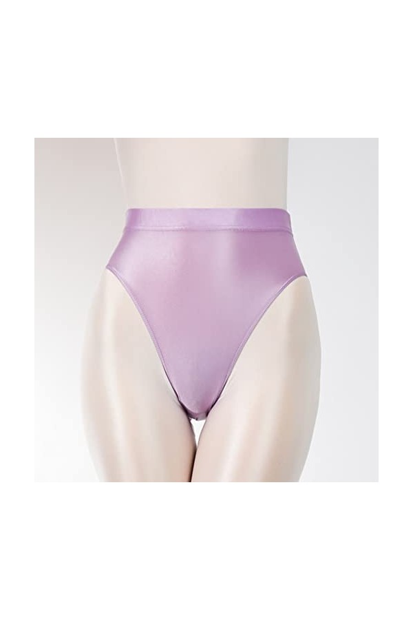 Ncenglings Bustier Dentelle Culotte Taille Haute Transparente et Sexy et Lisse Gaine Grande Taille Purple, M 