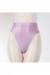 Ncenglings Bustier Dentelle Culotte Taille Haute Transparente et Sexy et Lisse Gaine Grande Taille Purple, M 