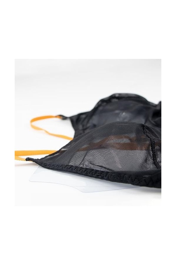 KIMODO Nuisette sexy pour femme - Sexy - Deux tons - Dentelle - Corset - Sexy, Noir , XL