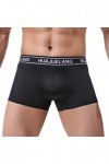 Générique Hommes Transparent Mesh Quadrangle Pantalon Plat Pantalon Sexy Pantalon Culotte Lingerie Sexy Hot Ouverte Black-A,