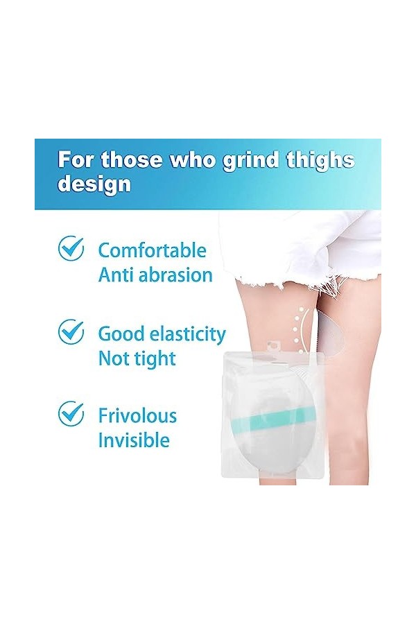 Lucchi frottement des Cuisses - Autocollants Transparents prévention des frottements,Protection Contre Les frottements avec U