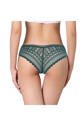 Sexy Stretch Slip Culotte G-String Coton Culotte Culotte Sexy en Dentelle pour Femme Taille Haute Culotte Triangle Sexy en Ma