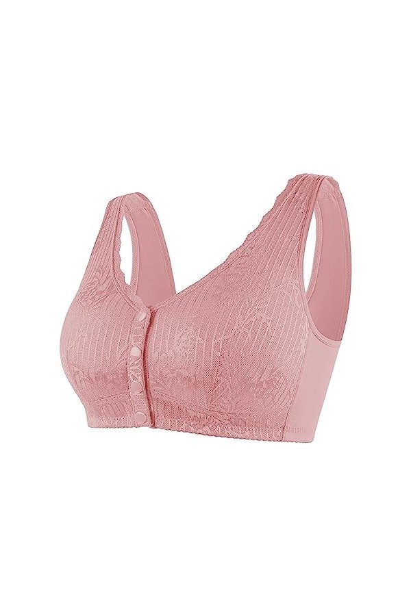 Brassière Femme Sexy Soutien-Gorge avec Bretelles Réglables sans Armature Confortable et Séduisant Devant avec Ouverture Moti