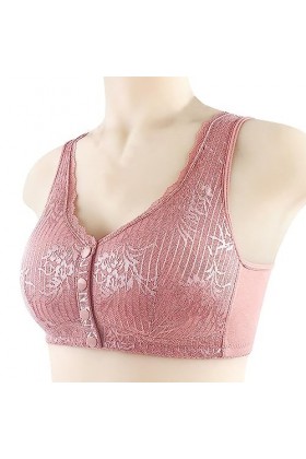 Brassière Femme Sexy Soutien-Gorge avec Bretelles Réglables sans Armature Confortable et Séduisant Devant avec Ouverture Moti