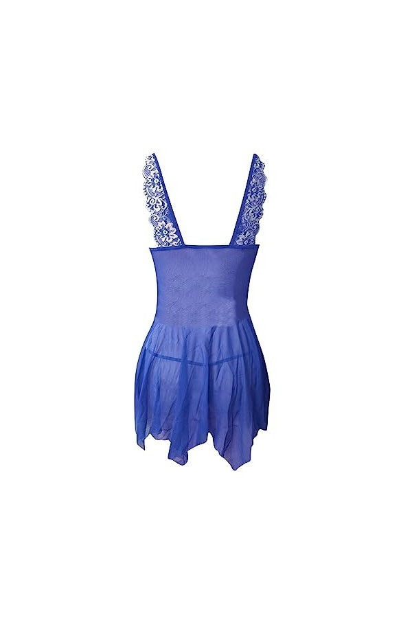 QWUVEDS Sous-vêtements Ensemble de sous-vêtements Culotte Jumpui Sexy Femmes Ensemble de Pyjama Sexy Sous-vêtements Femme Bas