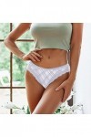String Ouvert à lentrejambe Femme Culotte sous Vetements Culotte Classique Slip Élégant Culotte en Dentelle Culotte Hipster 