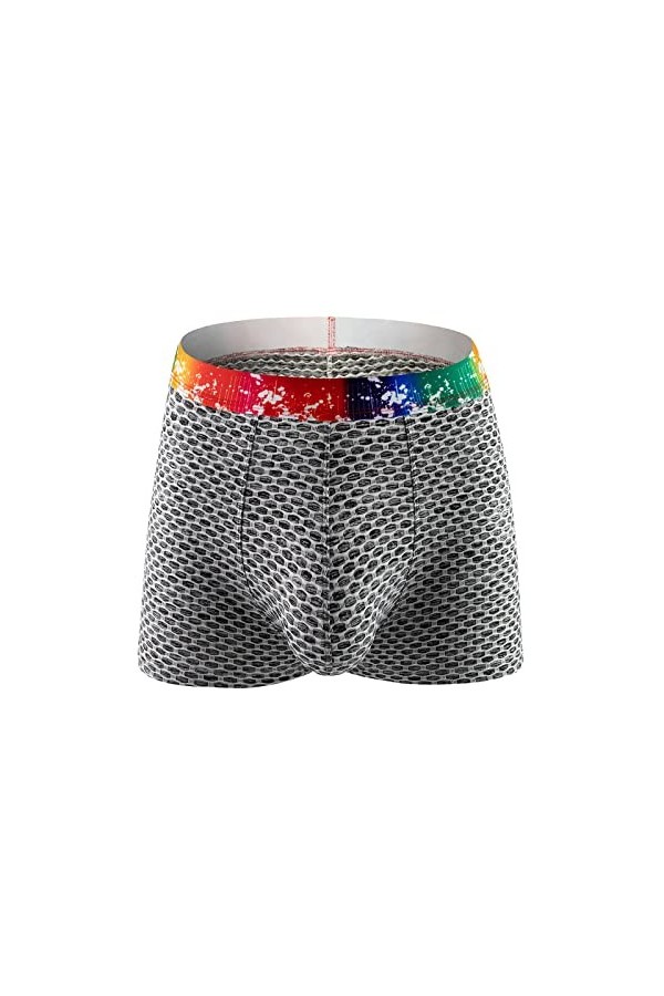 String Homme Sexy Hot Dentelle Slips Boxer Hommes arc-en- ceinture Plaid Boxer pantalon Europe et les états- grande pochette 