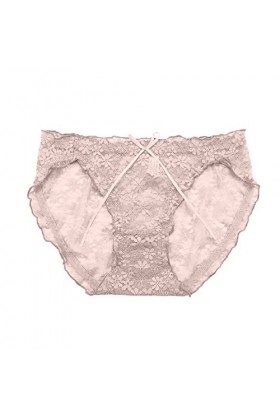 Culottes Femme Slips Soie Invisible Culottes Sexy Féminine Sexy Taille Moyenne sous-vêtements Unie Sexy Femmes Culottes À Nœu
