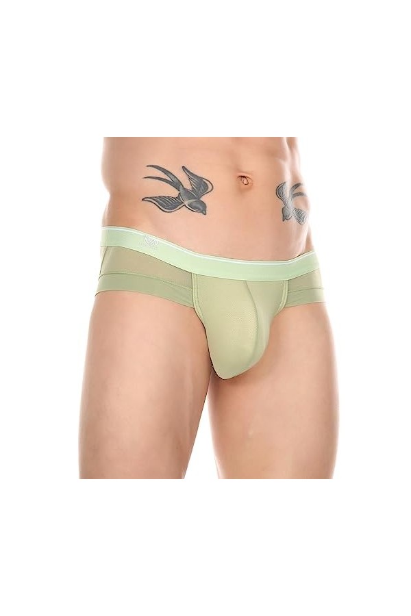 Générique Boxer Homme Maillot de Bain Sexy Briefs Thong Culottes pour Hommes Culottes en Maille Respirantes à Fourche Haute C