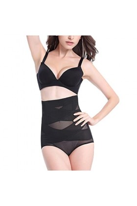 Lingerie Lessive Couverture de Cellulite Beauty Shaping Abdominals Slim Body Lingerie Lingerie Ouvert Entrejambe, Noir , XL