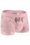 Générique String Homme Sexy Hot Dentelle Slips Boxer sous-vêtements Sexy en Dentelle de Glace pour Hommes Manteau Heureux Hom