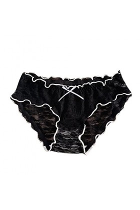 Grande Taille Femme Culottes Invisible Lingerie Femmes Sexy Culotte Hipster Confortable Taille Femmes Crochet Dentelle Sexy C