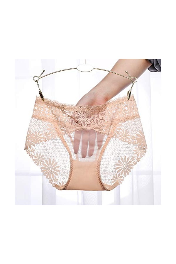 Femme Culotte Femme Coton Sexy Slip en Dentelle Sexy à Taille Basse Minceur Amincissante Culottes Sexy sous-Vêtements Confort