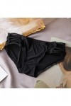 Culotte Dentelle Sexy pour Femme sous Vetements Culotte Femme Stretch Taille Basse Slips Doux Dames Couture String Respirant 
