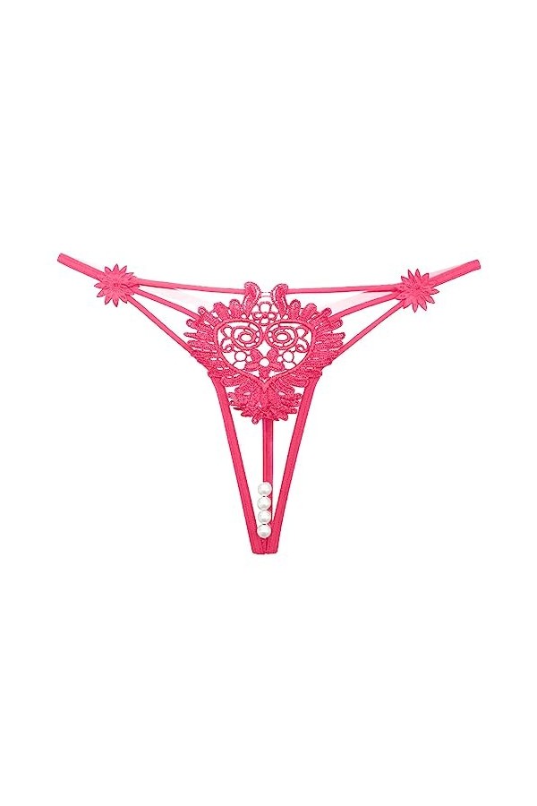 Générique Femme Culotte Dentelle Sexy Culotte Tanga String Ouvert Culotte Shorty Sexy Tring Femme Culotte sous Vetements Culo