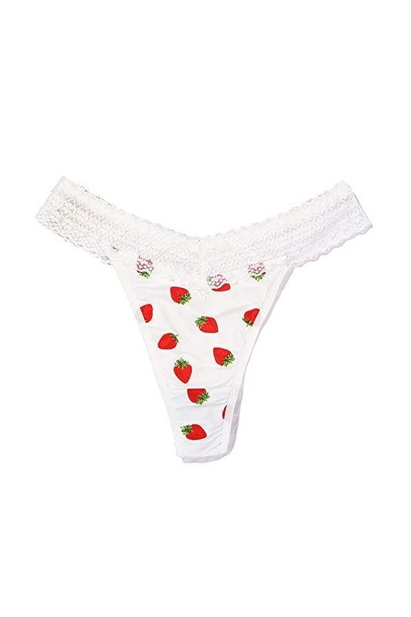 Femme Coquine Érotique Culotte Stretch Taille Sexy Strings et Tangas en Dentelle Culotte Dentelle Transparent Creux Tentation