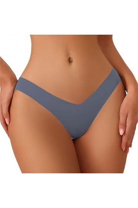 Culotte pour Femme Taille Haute Shorts en Pur Coton et Soie Pantalons Triangle Stretch Slips Couleur Unie Elegant Coton Sexy 