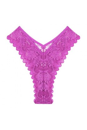 Femmes Culotte en Dentelle Stretch Slip Femme Culotte Taille Basse Sexy Chic Femmes Femmes Crochet Dentelle Sexy Creux Culott