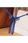 UOWEG Dentelle Pantalon Culotte Dames Thong sous-vêtements Femmes Thong Sexy Briefs Lingerie Homme Ouvert Blue, One Size 