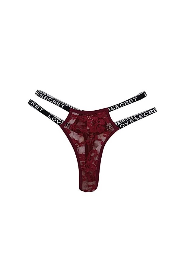 Culotte Dentelle Sexy pour Femme sous Vetements Féminine Sexy Taille Moyenne sous-vêtements Unie Culottes en Femmes Sexy Slip