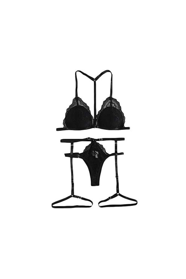 Zannycn Lingerie sexy pour femme - Lingerie sexy - Lingerie sexy - Lingerie sexy pour femme, Noir , S