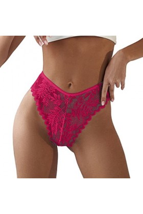 Femme Culotte Dentelle Sexy Culotte Tanga String Ouvert Culotte Classique Slip Élégant Culotte sous Vetements Chic Hot Érotiq