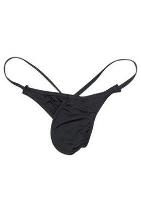 Junhasgood Strings Sexy Homme Hommes Mens Sexy Lingerie Européenne Et Chaîne Dentelle Ajourée Mens String Goût sous-Vêtements