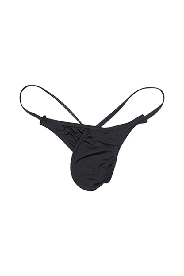 Junhasgood Strings Sexy Homme Hommes Mens Sexy Lingerie Européenne Et Chaîne Dentelle Ajourée Mens String Goût sous-Vêtements