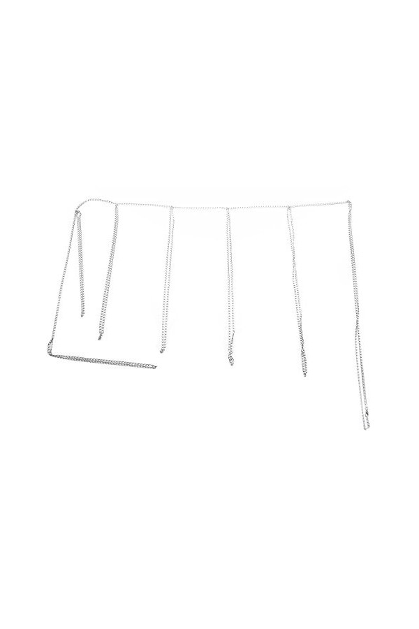 Malloy Metal Femmes Cuisse Multi Couche Taille Longue Jambe Armure Chaîne Jarretière De Corps