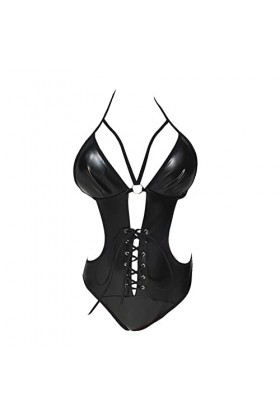 Lingerie Femme Sexy Ensemble Homme Sexy Hot y23k Mode Femmes Sexy en Cuir Verni vêtements de Nuit Lingerie Tentation sous-vêt