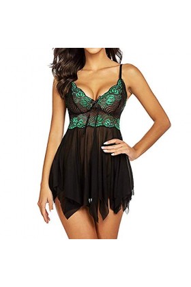 Lingerie sexy pour femme - Lingerie sexy - Lingerie sexy - Pour femme - Pour sexe - Robe de nuit - Lingerie de Noël, 0803c-ve