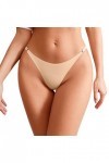 Tanga-Strings Tanga pour Femme Sexy Slip Respirant en Dentelle Culottes Taille Haute Léopard Lingerie en Coton Croisées Panti