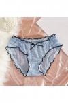 Grande Taille Femme Culottes Invisible Lingerie Femmes Sexy Culotte Hipster Confortable Taille Femmes Crochet Dentelle Sexy C