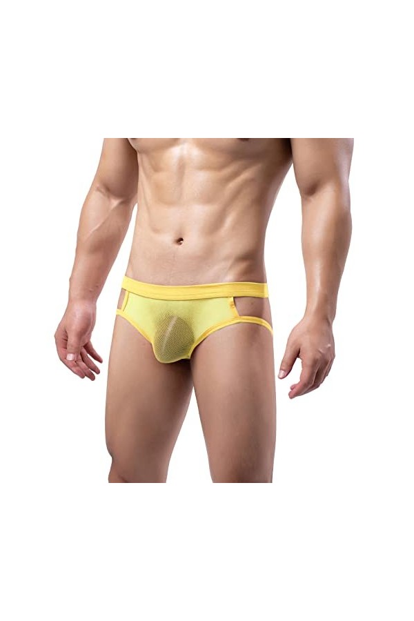 String Homme Sexy Confortable Respirant Tanga Thong ​sous-vêtement Taille Basse Élastique Underwear Sexy éRotique String Culo