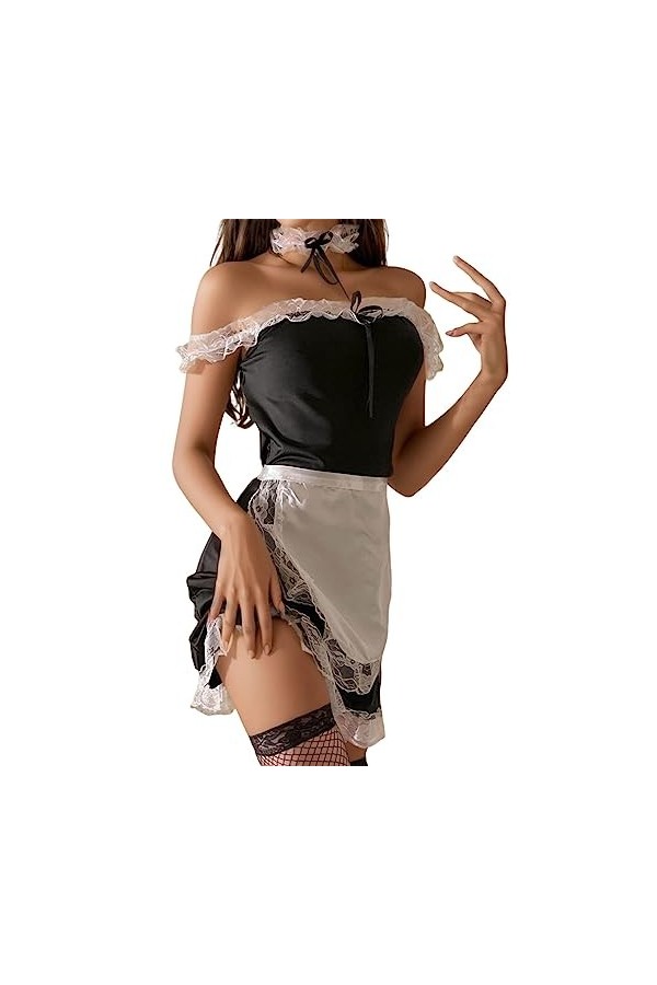 Lingerie Femme Sexy Ensemble Homme Sexy Hot y20.k Lingerie Sexy Femme Sexy Mignon Tenue Dentelle Transparente Français Sexy a