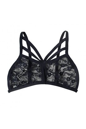 Brassière Femme Sexy Soutien-Gorge en Dentelle à Croisillons Apportant Une Touche de Séduction et de Sensualité