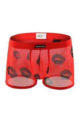 Générique String Homme Sexy Hot Dentelle Slips Boxer Les sous-vêtements Sexy pour Hommes Les sous-vêtements de Sport Les lèvr