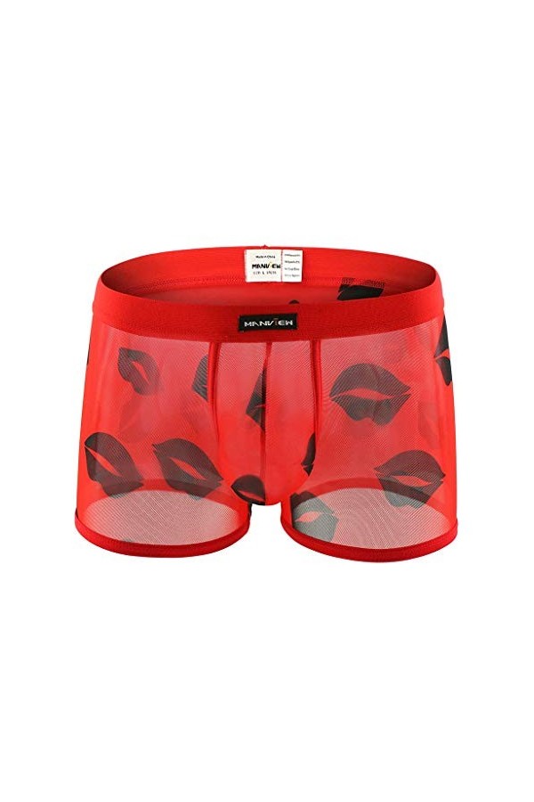 Générique String Homme Sexy Hot Dentelle Slips Boxer Les sous-vêtements Sexy pour Hommes Les sous-vêtements de Sport Les lèvr