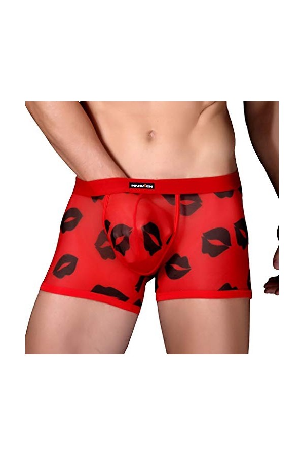 Générique String Homme Sexy Hot Dentelle Slips Boxer Les sous-vêtements Sexy pour Hommes Les sous-vêtements de Sport Les lèvr