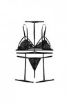 Lingerie Sexy Ensemble Femme 2 Pièce Ensemble Soutien Gorge et String Sexy Vêtements De Nuit Erotique sous-Vetements Dentelle