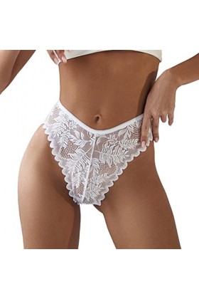 Femme Culotte Dentelle Sexy Culotte Tanga String Ouvert Culotte Classique Slip Élégant Culotte sous Vetements Chic Hot Érotiq