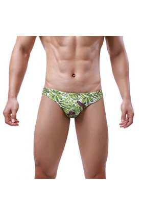 Knickers Sexy Ride Up Sous-vêtements en caoutchouc pour homme, vert, XXL