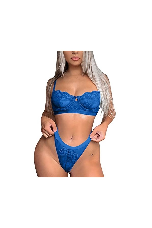 Lingerie Sexy Femme Femmes Sexy Lingerie Dentelle Dentelle Soutien-Gorge Et Culotte Deux Pièces Femmes Lingerie Ensemble Viny