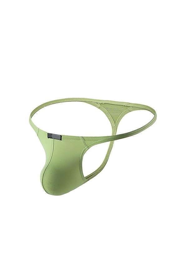 Strings pour Hommes Sexy Low Rise G String Briefs Bulge Pouch Underwear Tenu Sexy Coquin Homme