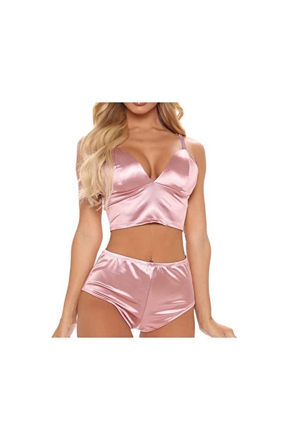 Ensemble Soutien Gorge et String Femme Erotique Vêtements De Nuit 2 Pièce sous-Vetements Sexy Lingerie Sexy Ensemble Dentelle